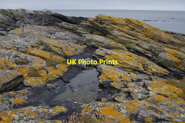 Photo 6"x4" Rocks, Trwyn Cemlyn Tregele c2015