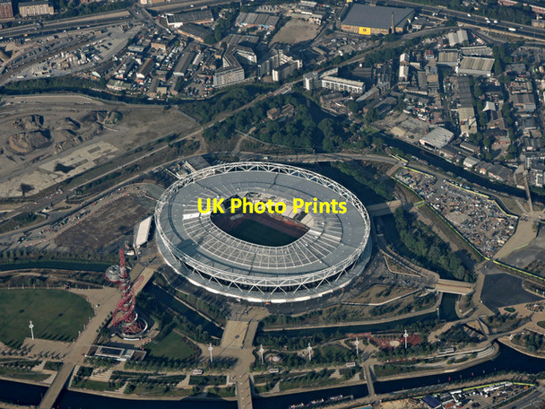 Photo 6"x4" The Olympic Stadium from the air Stratford\/TQ3884 c2015