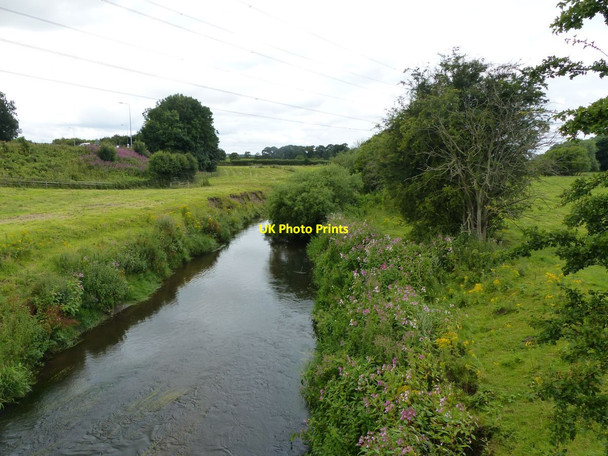 Photo 6"x4" River Bollin from A56 bridge Hale\/SJ7686 c2015