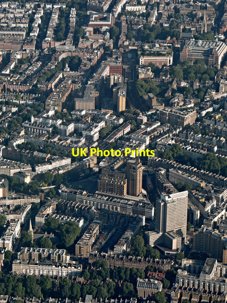 Photo 6"x4" Kensington from the air Kensington\/TQ2579 c2015