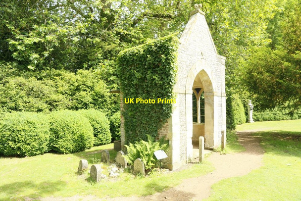 Photo 6"x4" Summerhouse & Headstones Lower Brook c2015