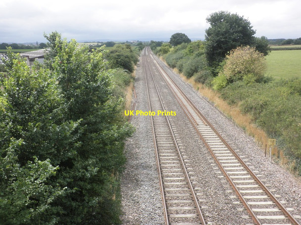 Photo 6"x4" Main line to Taunton Bankland c2015