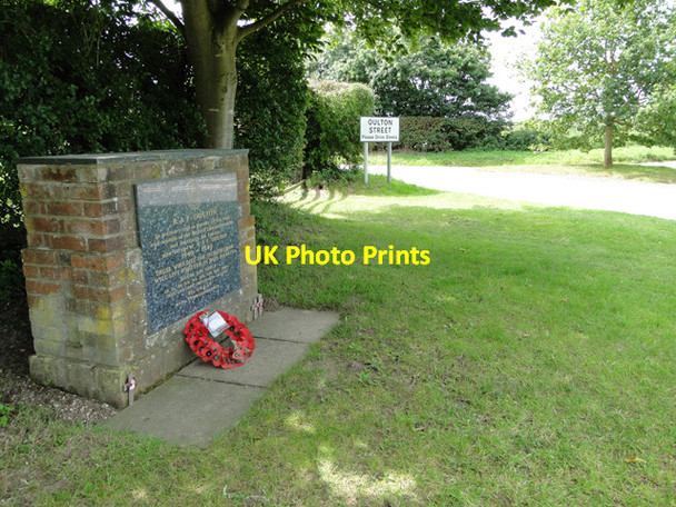 Photo 6"x4" RAF Oulton Airfield Memorial Oulton Stret c2015
