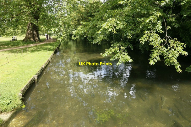 Photo 6"x4" Millstream at Mottisfont Mottisfont c2015