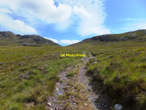 Photo 6"x4" Moorland track near Cnoc nam Broc Allt M\u00f2r\/NG8643 c2015