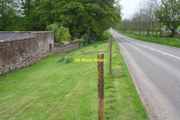 Photo 6"x4" Wall of Bank End House beside B6542 Appleby-in-Westmorland c2015