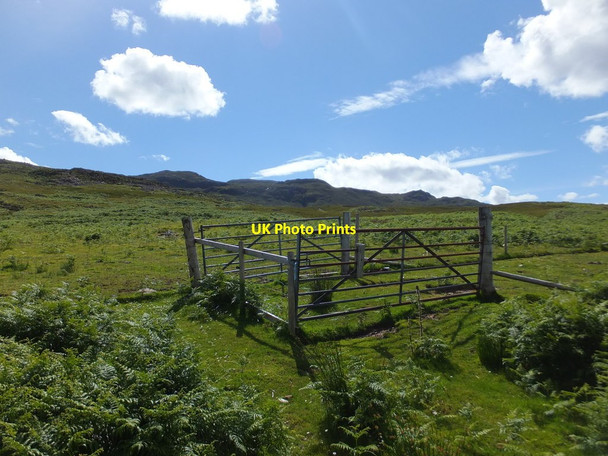 Photo 6"x4" Double gates above Couldoran Sanachan c2015