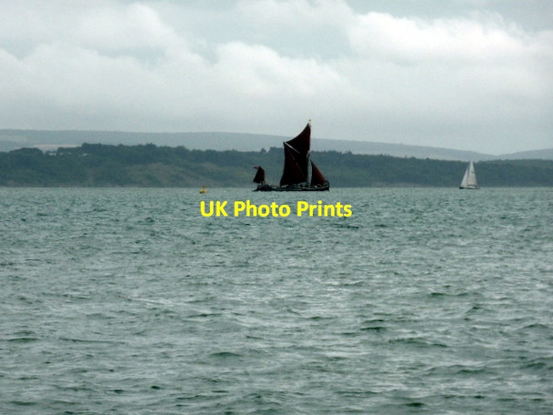 Photo 6"x4" Thames Sailing Barge Lepe c2015