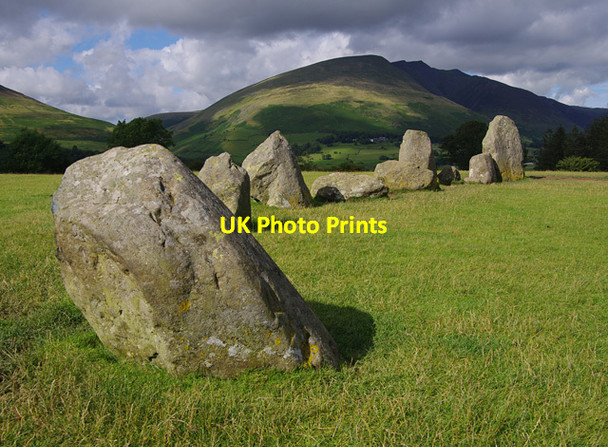 Photo 6"x4" Castlerigg Stone Circle Briery c2015