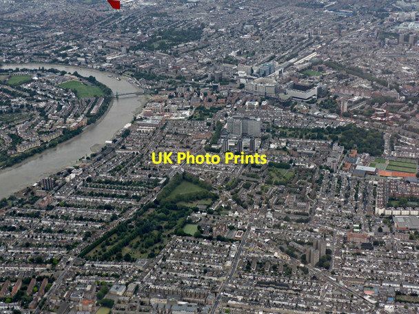 Photo 6"x4" Fulham from the air Fulham c2015