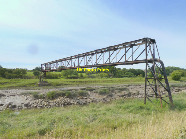 Photo 6"x4" Pipeline over River Douglas at Tarleton Becconsall c2015