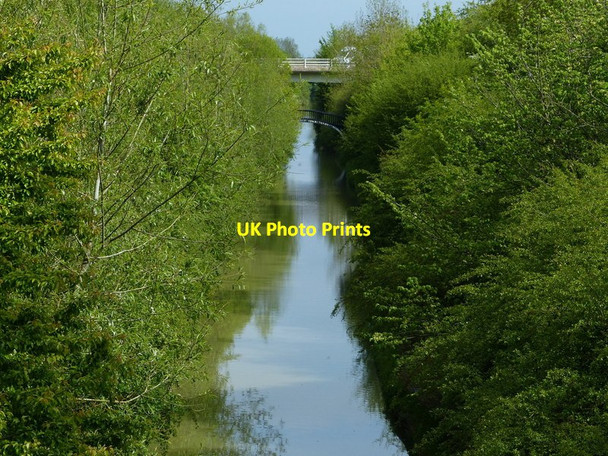 Photo 6"x4" Deep cutting along the Oxford Canal Wharf c2015