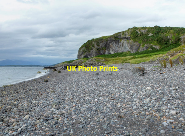 Photo 6"x4" Shingle beach north of Ganavan Dunbeg\/NM8733 c2015