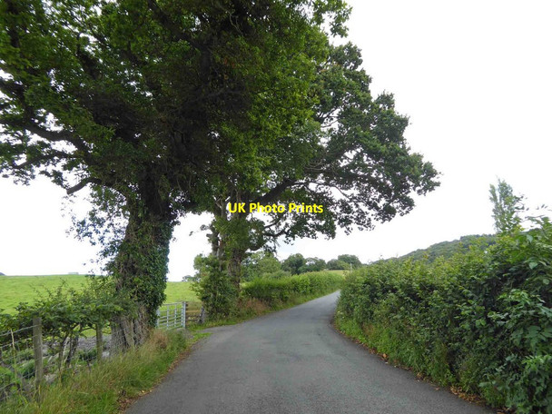 Photo 6"x4" Minor road part of diversion (road closure today) from Henryd Conwy c2015