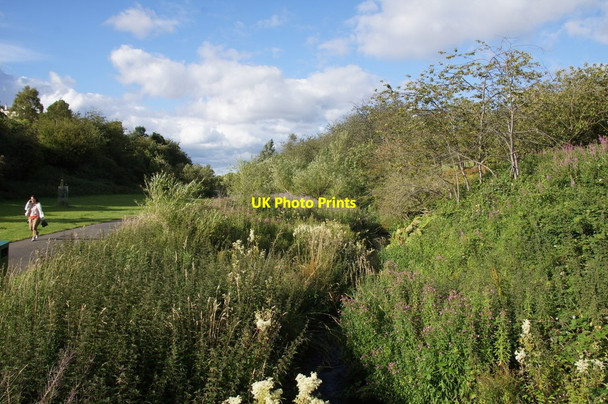 Photo 6"x4" Braid Burn in Braidburn Valley Park Comiston c2015