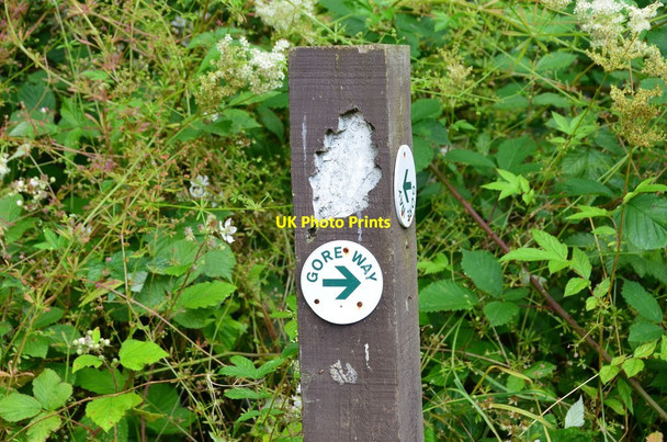 Photo 6"x4" Gore Way marker Arniston\/NT3461 c2015