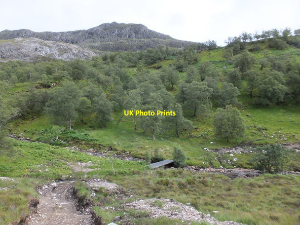 Photo 6"x4" Bridge on Allt a' Ghiubhais Sg\u00f9rr a' Gharaidh c2015