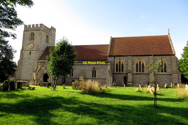 Photo 6"x4" St Margaret's Church in Lewknor Lewknor c2015