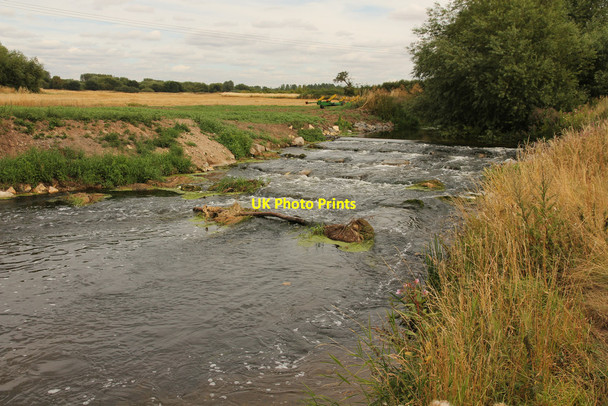 Photo 6"x4" Weir on the River Idle Bolham\/SK7082 c2015