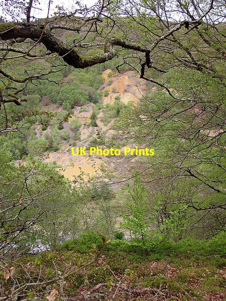Photo 6"x4" Cwm Rheidol mine Ystumtuen c2015
