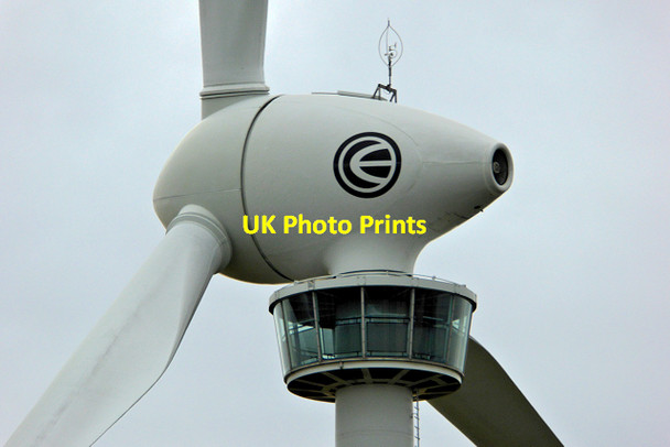 Photo 6"x4" Swaffham Wind Turbine Observation Deck Swaffham c2015