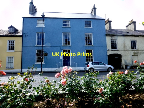 Photo 6"x4" Blue building, Ramelton Rathmelton c2015