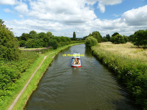 Photo 6"x4" Bridgewater Canal from Grantham's Bridge Lymm c2015