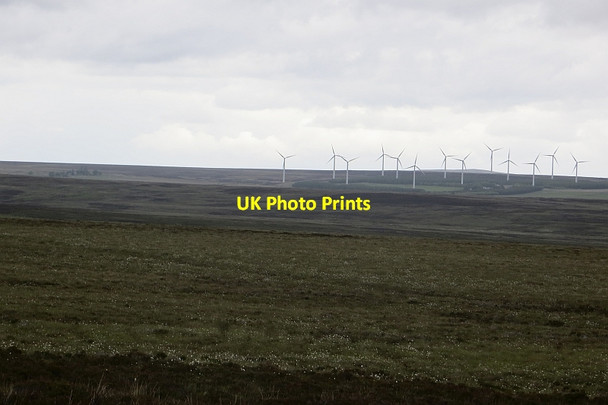 Photo 6"x4" Moorland beside the Braemore road Badnagie c2015