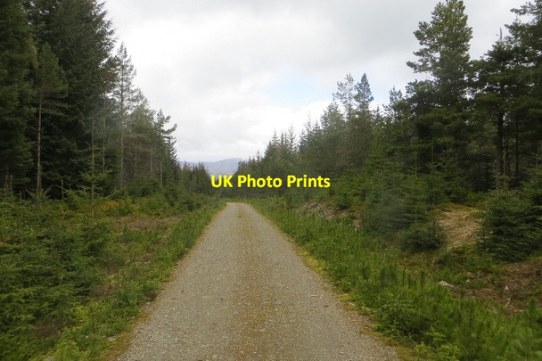 Photo 6"x4" Rannoch Forest: Lairig Ghallabhaich road Creagan na C\u00f2rr c2015