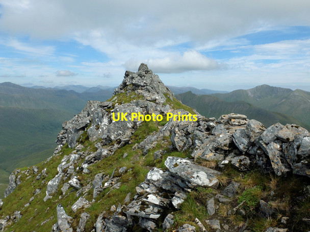 Photo 6"x4" Summit of Sg\u00c3\u00b9rr a' Bhealaich Dheirg Sg\u00f9rr a' Bhealaich Dheirg c2015