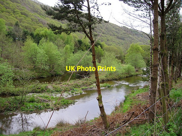 Photo 6"x4" Braiding in the Afon Rheidol Ystumtuen c2015