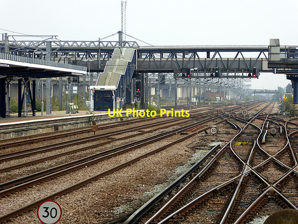 Photo 6"x4" Trackwork at Ashford International Station Ashford\/TR0042 c2015