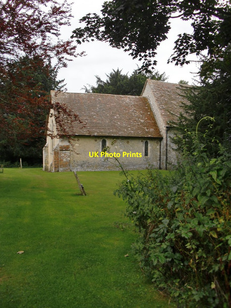 Photo 6"x4" Up Marden church: a first glimpse Up Marden c2015