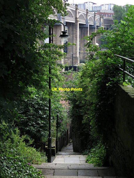 Photo 6"x4" High Level Bridge from Long Stairs Newcastle upon Tyne c2015