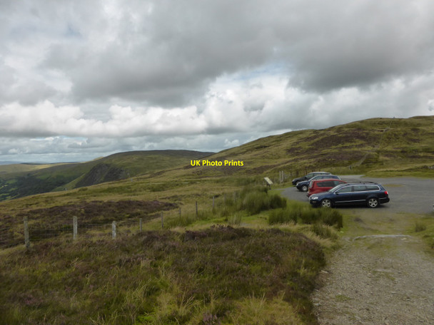 Photo 6"x4" The car park at Bwlch y Groes Talardd\/SH8926 c2015