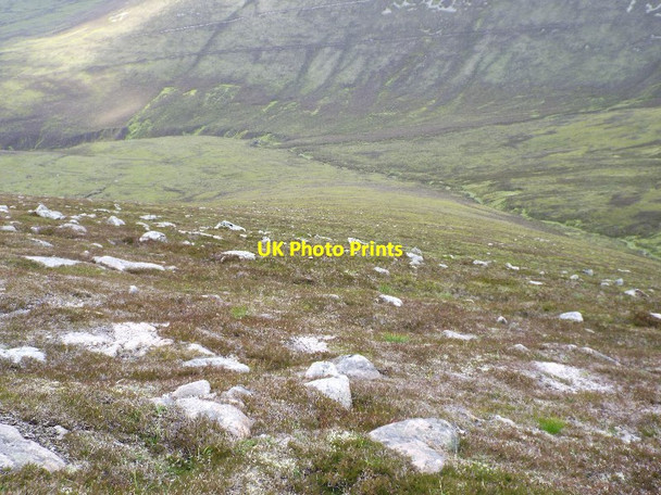 Photo 6"x4" From top to toe on north-west ridge of Meall Dubhag above Glenfeshie Coire Gorm\/NN8796 c2015