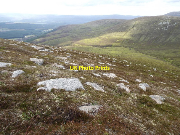 Photo 6"x4" View off north-west ridge of Meall Dubhag above Glenfeshie Coire Gorm\/NN8796 c2015