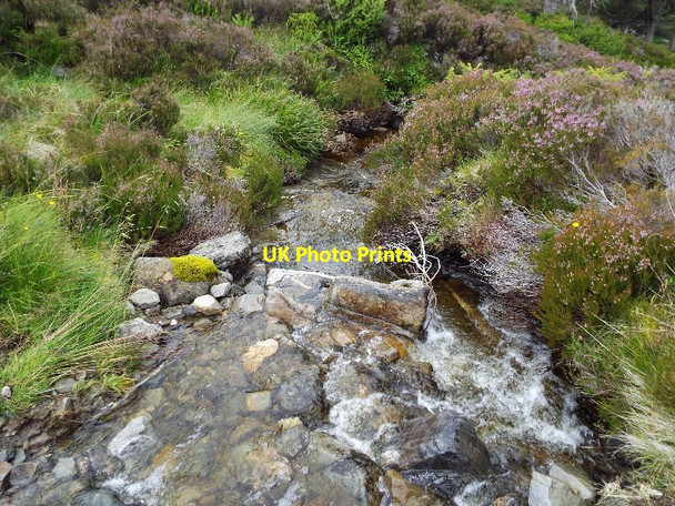 Photo 6"x4" Downstream on Allt Coire nam Meur above Glenfeshie Carnachuin c2015
