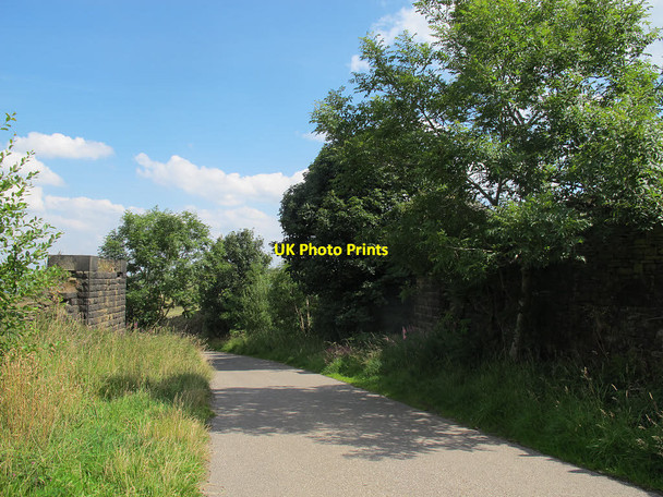 Photo 6"x4" Old bridge abutments, Station Road, Queensbury Queensbury\/SE0930 c2015