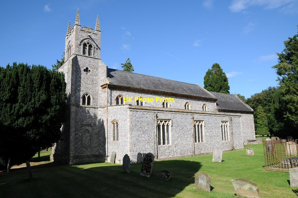 Photo 6"x4" Houghton church New Houghton\/TF7927 c2015