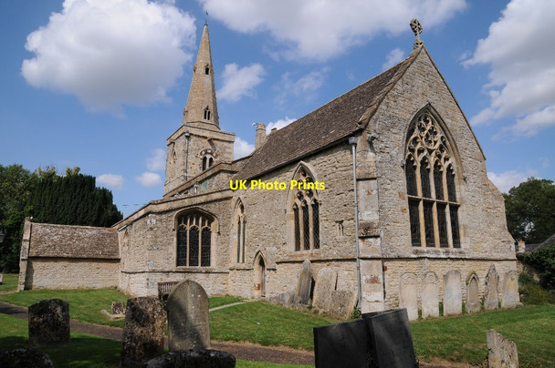 Photo 6"x4" Grafton Underwood church Grafton Underwood c2015