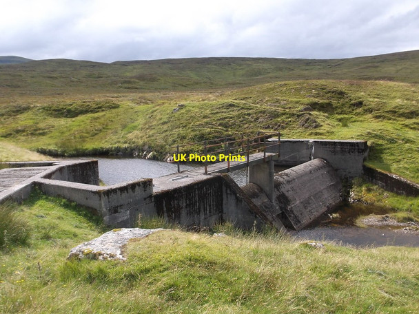 Photo 6"x4" Hydro intake on Allt Gleann Da-Eig Meall nan Eun\/NN5942 c2015