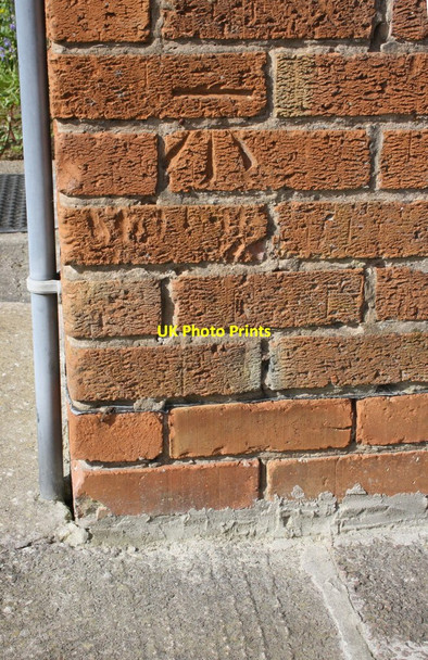 Photo 6"x4" Benchmark on #18 Marefield Lane Tilton on the Hill c2015