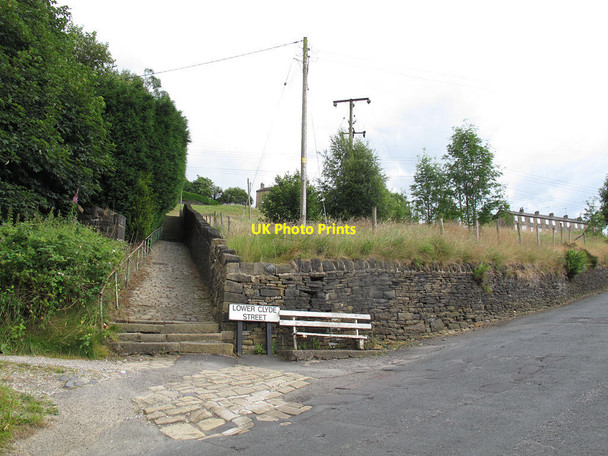 Photo 6"x4" Path up to Sowerby Croft Lane Sowerby Bridge c2015