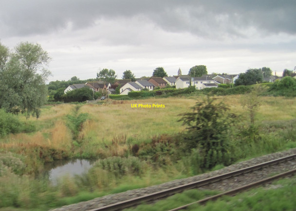 Photo 6"x4" View from a Bristol-Cardiff train - Undy Llanfihangel near Rogiet c2015
