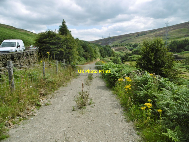 Photo 6"x4" Woodhead, track Crowden\/SK0799 c2015