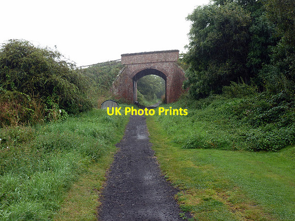Photo 6"x4" Road bridge over the Cinder Track near Stainsacre Whitby\/NZ8910 c2012