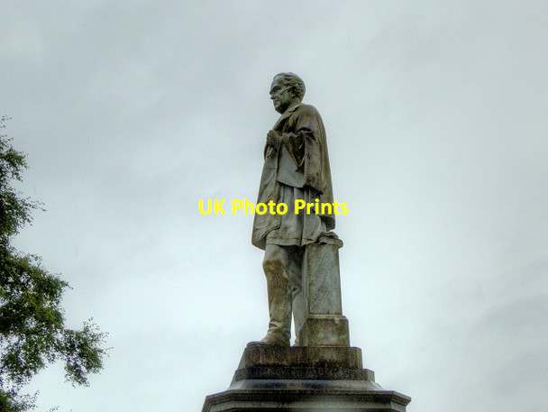 Photo 6"x4" William Rathbone V Statue, Sefton Park Dingle\/SJ3687 c2015
