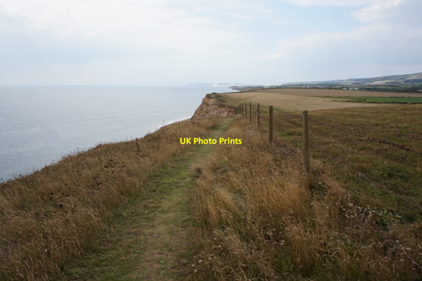 Photo 6"x4" Coastal path at Nodes Thorncross c2015