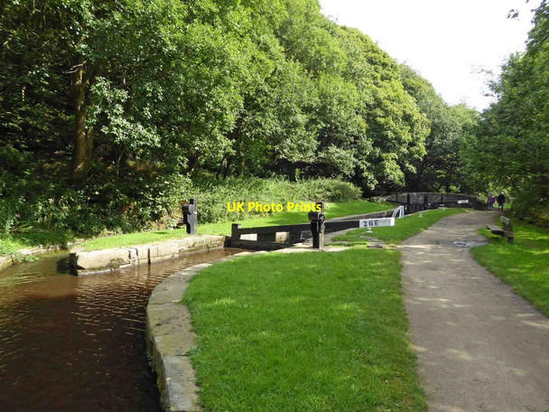 Photo 6"x4" Lock 26 on the Huddersfield narrow canal Hill Top\/SE0713 c2015
